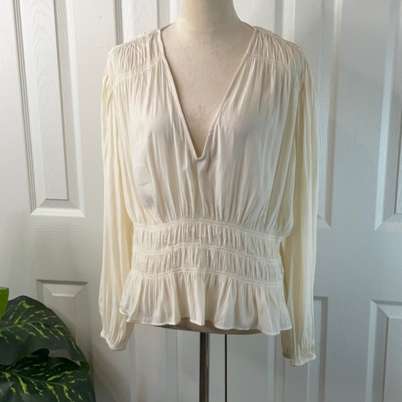 Universal Thread - Womens Flutter Long Sleeve Blouse Size XL - Picture 1 of 9